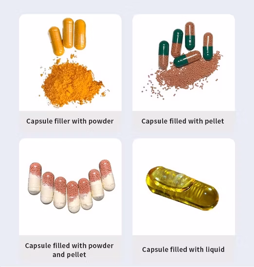 Hard Gelatin Capsule Filler Pill Hard Gelatin Capsule Filler Machinery Automatic Capsule Filling and Sealing Machine